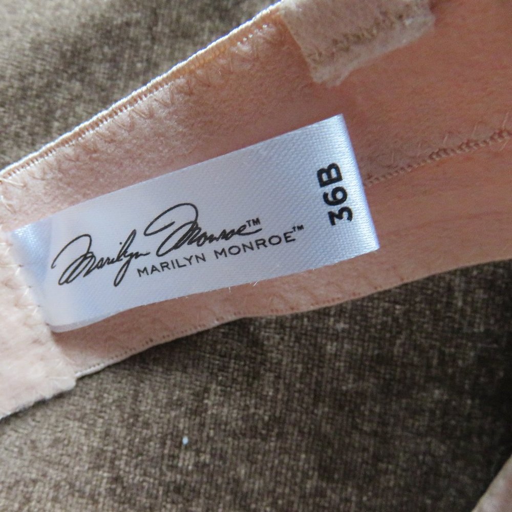 MARILYN MONROE BRA * 36B * strapless*beige lace - Picture 4 of 5